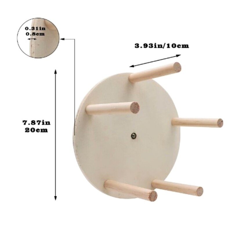 Természetes fából készült madársügér Állvány Kerekes ág sügér papagáj papagájokhoz Játékág madárketrec-tartozékok