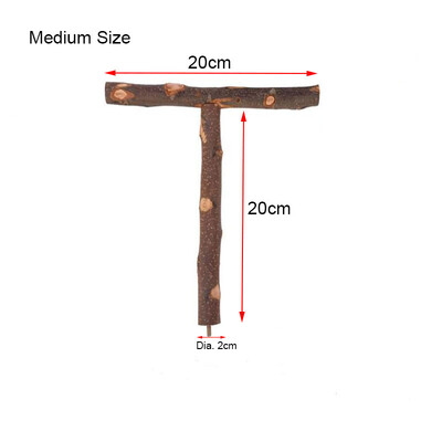 Φυσικό ξύλο κατοικίδιο παπαγάλος Ακατέργαστο ξύλο πιρούνι Κλαδί δέντρου Βάση ράφι Σκίουρος πουλί Κλάδος χάμστερ Πέρκες Μασώ με παιχνίδια ραβδί