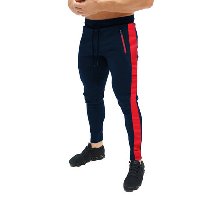 Pantaloni skinny de jogging pentru bărbați Pantaloni de sport pentru alergare Pantaloni de sport din bumbac Pantaloni de sport pentru fitness pentru gimnastică Pantaloni de antrenament pentru culturism pentru bărbați