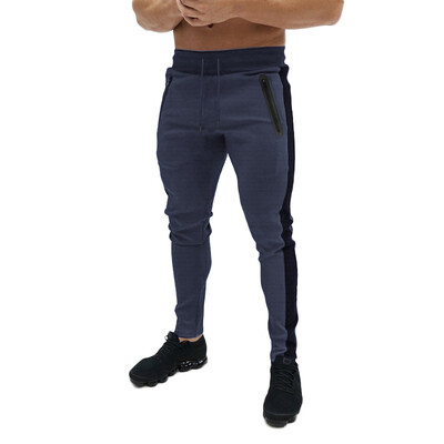 Pantaloni skinny de jogging pentru bărbați Pantaloni de sport pentru alergare Pantaloni de sport din bumbac Pantaloni de sport pentru fitness pentru gimnastică Pantaloni de antrenament pentru culturism pentru bărbați