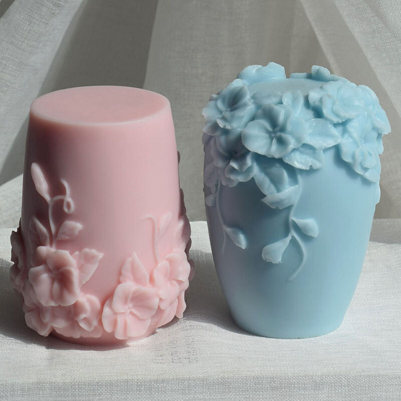 Nagy rattan virág szilikon gyertyaforma barkácsolás bazsarózsa szappangyanta gipszforma csokoládé torta készítő eszköz esküvői lakberendezési ajándékok