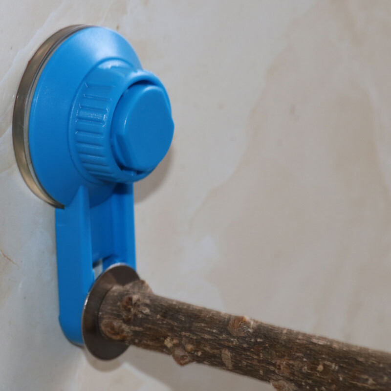 Parrot Perch Stand με βεντούζα Bird Stand Ξύλινο Bird Perch Parakeets Perch Toy για Cockatiel Budgie Parakeet Conure