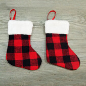 Ciorapi de Crăciun, 12 bucăți, pungă de bomboane, cadou de Moș Crăciun, șosete, ornamente pentru brad de Crăciun, pandantiv, cizme mici, decorațiuni pentru Anul Nou pentru copii