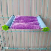 Šiltas paukščių papūgos lizdas hamakas paukščiai žiurkėno šinšilos narvas miegamoji lova Mažų naminių paukščių reikmenys S/L