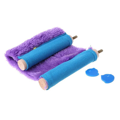 Šiltas paukščių papūgos lizdas hamakas paukščiai žiurkėno šinšilos narvas miegamoji lova Mažų naminių paukščių reikmenys S/L