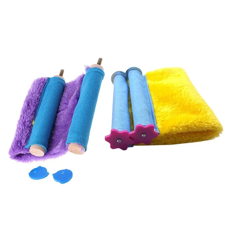 Šiltas paukščių papūgos lizdas hamakas paukščiai žiurkėno šinšilos narvas miegamoji lova Mažų naminių paukščių reikmenys S/L