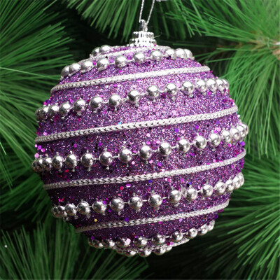 Ziemassvētku Rhinestone Glitter Baubles Zelta sudraba bumbiņas Ziemassvētku eglīšu rotājumi 8cm Ziemassvētku rotājumi mājas dekorēšanai