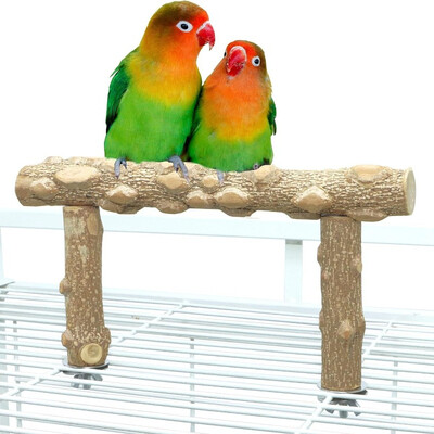 Biban de păsări Stâlp de piper natural din lemn de piper Instalare ușoară Piele de tigru Jucării de mestecat de cacatos Accesorii pentru cuști pentru păsări Accesorii pentru animale de companie
