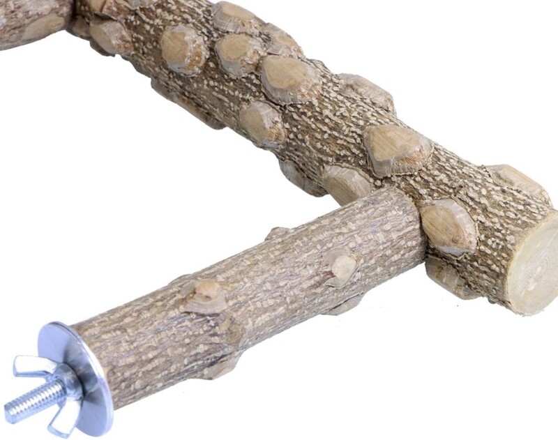 Biban de păsări Stâlp de piper natural din lemn de piper Instalare ușoară Piele de tigru Jucării de mestecat de cacatos Accesorii pentru cuști pentru păsări Accesorii pentru animale de companie