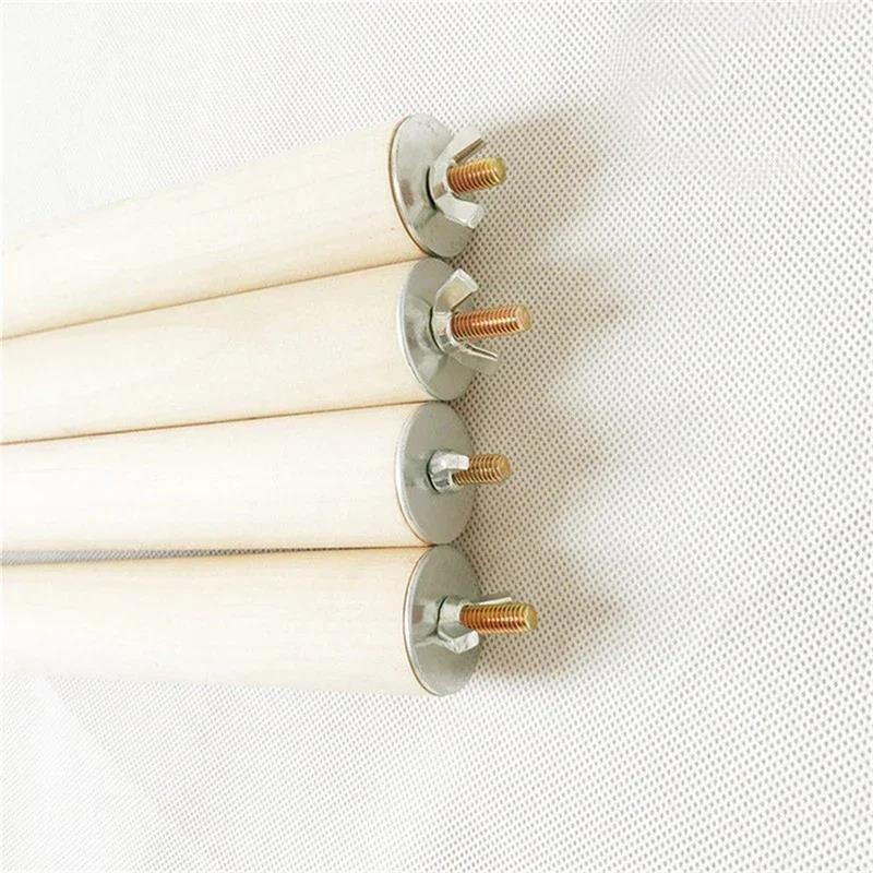 Praktiline puiduvärvi naturaalne mängupulk, 1 X linnuküünisega lihvimisvarras