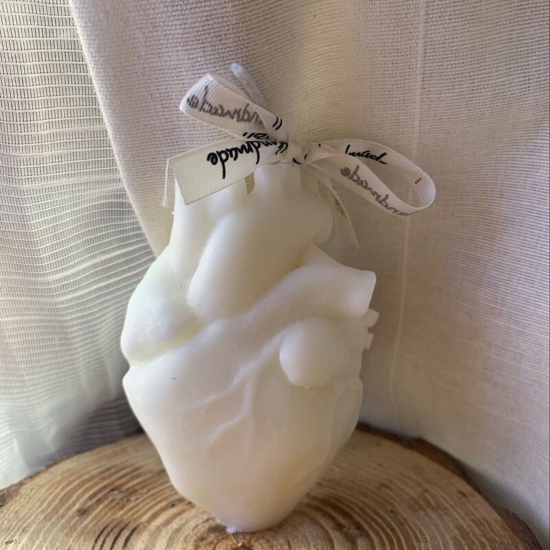 Mucegai mare din silicon pentru lumânări cu organe ale inimii umane, pentru decorarea manuală a biroului, din rășină de gips, pentru lumânări pentru aromaterapie.