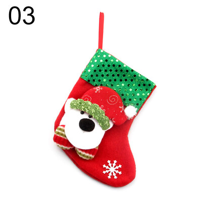 Κάλτσα Άγιος Βασίλης Τσάντες καραμέλα Χριστουγεννιάτικο δέντρο Δώρα Κρεμαστά τζάκι Κρεμαστά Διακόσμηση Προμήθειες πάρτι Χριστουγεννιάτικα στολίδια