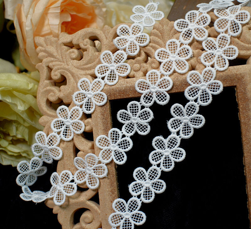 Lill, puuvillane niitpits aksessuaaridega 5cm, 1m DIY riided, ehete valmistamine, kaunistus, käsitöö materjalid, tikandid, pits