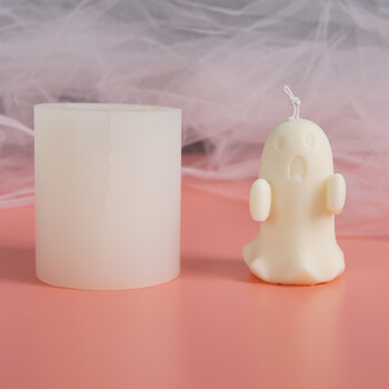 3D Ghost Ghost Candle Mold DIY Horrible Ghost Ghost Candle Mold Καλούπια κεριών σιλικόνης Καλούπια ρητίνης Candle Making Molds Καλούπι σαπουνιού