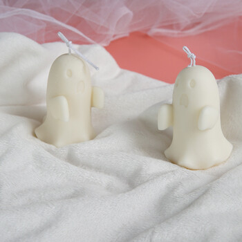 3D Ghost Ghost Candle Mold DIY Horrible Ghost Ghost Candle Mold Καλούπια κεριών σιλικόνης Καλούπια ρητίνης Candle Making Molds Καλούπι σαπουνιού