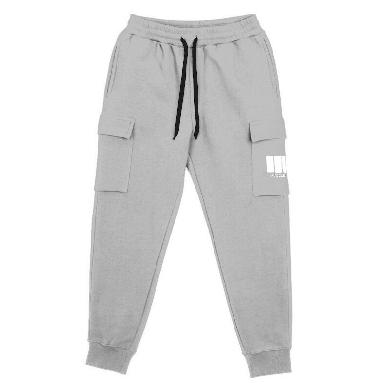 Pantaloni cargo sport pentru sală de gimnastică pentru bărbați Pantaloni de fitness Jogger Noua modă Musculos Culturism Alergare Antrenamente Pantaloni de sport casual