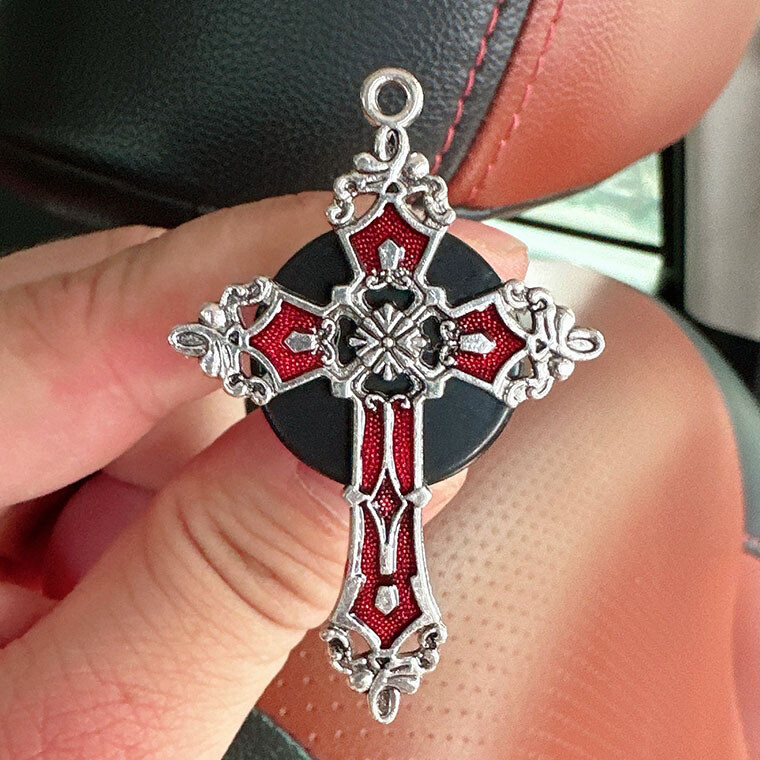 Határon átnyúló áruk Aromaterápiás klip autós légtelenítő európai és amerikai kereszt dekoráció autóklímákhoz Parfüm klip Illatcsipesz