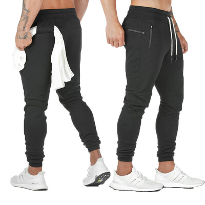 Joggeri pantaloni de trening Pantaloni casual pentru bărbați, de culoare uni, săli de sport, antrenament de fitness, îmbrăcăminte sport, pantaloni, toamnă, iarnă, pantaloni de antrenament Crossfit pentru bărbați