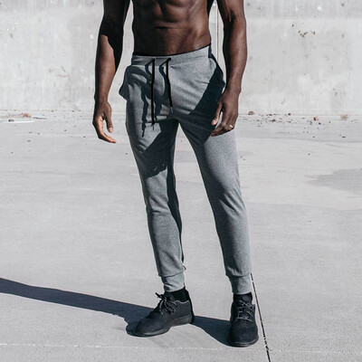 Pánske bavlnené ležérne nohavice do posilňovne, streetwear, hip hop, bežecké nohavice, tepláky, športové oblečenie, jogging, pánske fitness nohavice