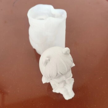 3D Angel Girl Figuries Molds Epoxy Resin Casting Tools for DIY Crafts Ornaments 8,9*6,4*5,5cm