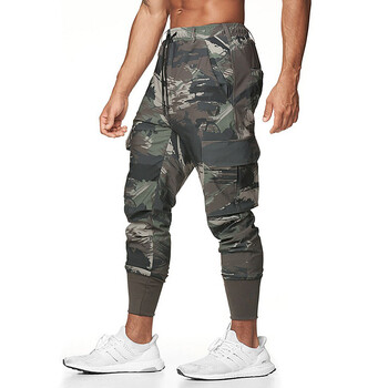 Ανδρικό γυμναστήριο Αθλητικό παντελόνι Camo Fitness Άνδρες Joggers Τρέξιμο Παντελόνι προπόνησης Αθλητικά ρούχα Casual Παντελόνια Ανδρικά παντελόνια Cargo Ανδρικά παντελόνια