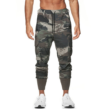 Ανδρικό γυμναστήριο Αθλητικό παντελόνι Camo Fitness Άνδρες Joggers Τρέξιμο Παντελόνι προπόνησης Αθλητικά ρούχα Casual Παντελόνια Ανδρικά παντελόνια Cargo Ανδρικά παντελόνια