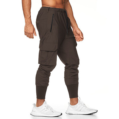 Pánske športové maskáčové nohavice do posilňovne, fitness pánske tepláky, bežecké nohavice na cvičenie, športové oblečenie, ležérne nohavice, pánske cargo nohavice, pánske tepláky