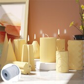 Mucegai din silicon pentru lumânări cu forme multiple DIY, cu arc în dungi, pentru fabricarea de lumânări parfumate, matriță de ceară, ipsos, ornament din rășină, mucegai pentru artizanat, decor acasă