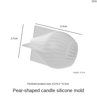 Mucegai din silicon pentru lumânări cu forme multiple DIY, cu arc în dungi, pentru fabricarea de lumânări parfumate, matriță de ceară, ipsos, ornament din rășină, mucegai pentru artizanat, decor acasă