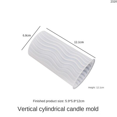 Mucegai din silicon pentru lumânări cu forme multiple DIY, cu arc în dungi, pentru fabricarea de lumânări parfumate, matriță de ceară, ipsos, ornament din rășină, mucegai pentru artizanat, decor acasă