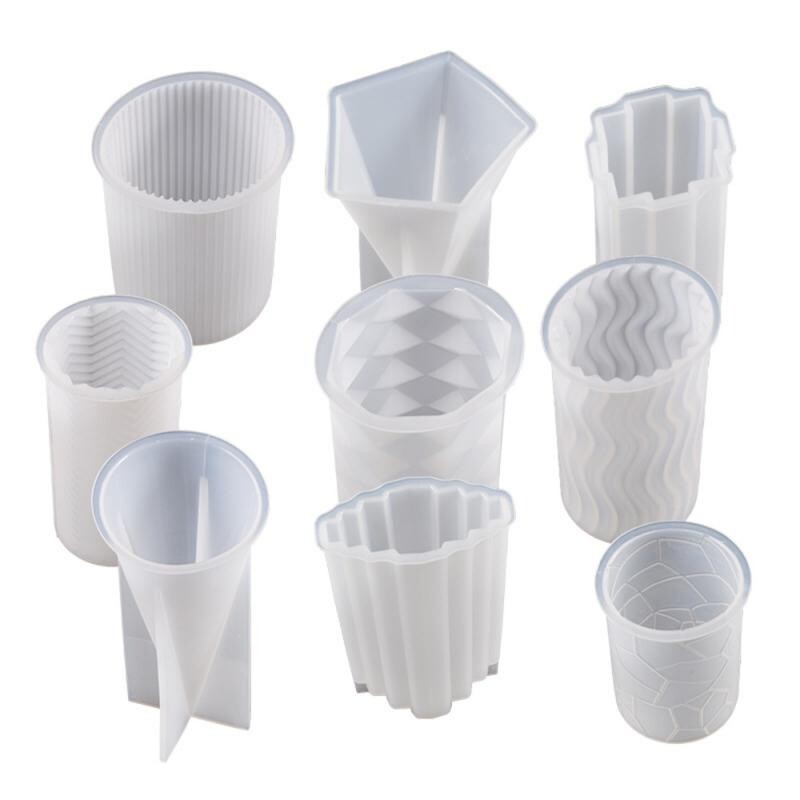 Mucegai din silicon pentru lumânări cu forme multiple DIY, cu arc în dungi, pentru fabricarea de lumânări parfumate, matriță de ceară, ipsos, ornament din rășină, mucegai pentru artizanat, decor acasă