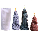 Καλούπια κεριών από σιλικόνη Halloween Ghost Couple DIY 3D Zombie Pumpkin Skeleton Crafts Ρητίνη Γύψινο καλούπι φόρμα για Halloween Party Δώρο