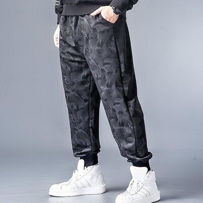 60%HOTSummer Мъжки панталони Camo Jogger Pants Drawstring Plus Size Sweatpants Пролетни панталони за ежедневно носене Бързосъхнещи спортни облекла