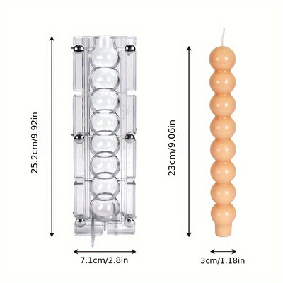 stivă sferă coloană lumânare matrițe acrilice geometrie bilă cilindru sfeșnic matrițe din plastic demold ușor suport de lumânare decor acasă