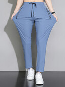 Liela izmēra 8xl vasaras vīriešu skriešanas bikses ledus zīda plānas sporta bikses, izstieptas neilona ātri nožūst ikdienas sporta bikses vīriešu sporta bikses