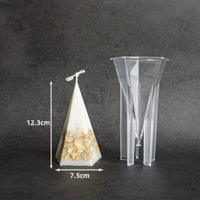 Coloană cu geometrie creativă Kit de fabricare a mucegaiului pentru lumânări din acril, bricolaj, lumânare, matriță din plastic, lumânări lucrate manual, cadou, artizanat, cadou pentru decorarea casei