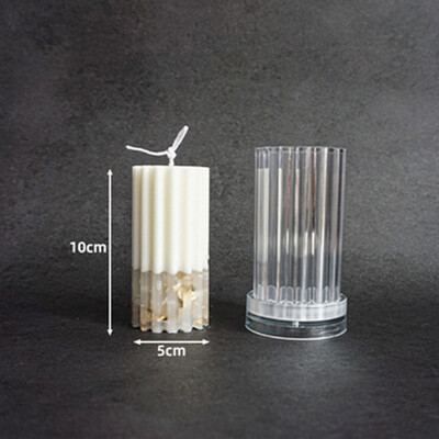Coloană cu geometrie creativă Kit de fabricare a mucegaiului pentru lumânări din acril, bricolaj, lumânare, matriță din plastic, lumânări lucrate manual, cadou, artizanat, cadou pentru decorarea casei
