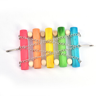 Madár függő hintajátékok Fa papagáj papagáj ülőrudak pintyek házi kedvencek kiegészítők