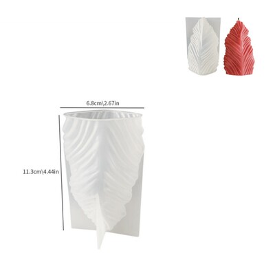 DIY silikona sveču veidņu lapu aromātisks sveču izgatavošanas sveķu veidnes neregulāras ģeometriskas lapas sveces ziepju ģipša vaska pelējuma mājas dekors