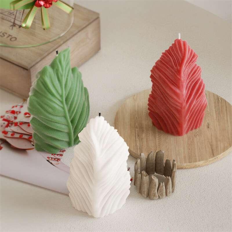 DIY silikona sveču veidņu lapu aromātisks sveču izgatavošanas sveķu veidnes neregulāras ģeometriskas lapas sveces ziepju ģipša vaska pelējuma mājas dekors