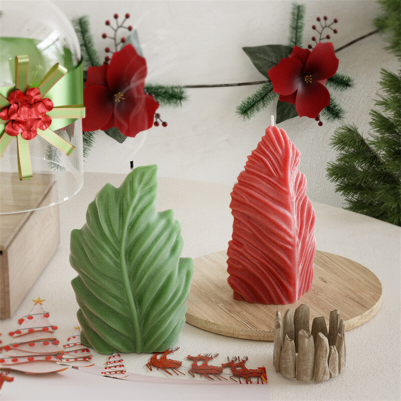 DIY silikona sveču veidņu lapu aromātisks sveču izgatavošanas sveķu veidnes neregulāras ģeometriskas lapas sveces ziepju ģipša vaska pelējuma mājas dekors