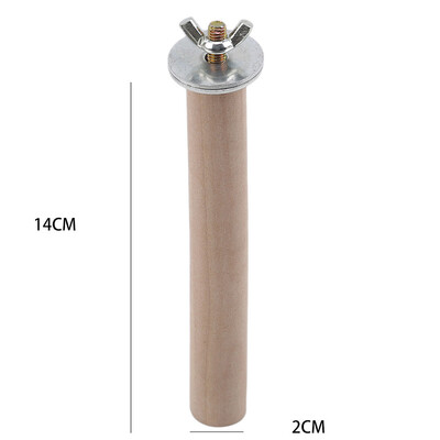 Parrot Pet Raw Standing Stick Ξύλο Κρεμαστό σταντ ράφι παιχνιδιών Sticksstand Parakeet Branch Perches for Bird Cage Bar Προμήθειες για κατοικίδια