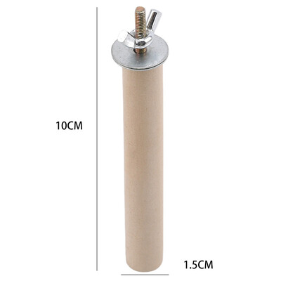 Parrot Pet Raw Standing Stick Ξύλο Κρεμαστό σταντ ράφι παιχνιδιών Sticksstand Parakeet Branch Perches for Bird Cage Bar Προμήθειες για κατοικίδια