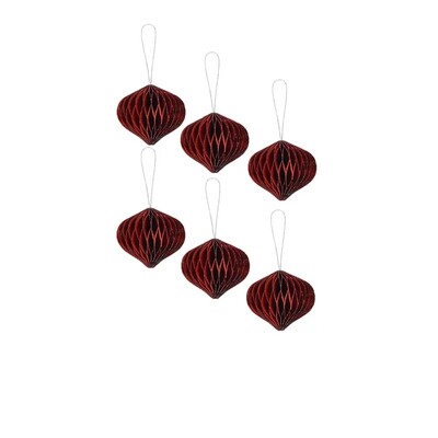 6 τμχ Κυψελοειδής Διακόσμηση Μπάλας Νέα Διακόσμηση Σπιτιού Κρεμαστό Στολισμός Γάμου Μίνι κρεμαστό χριστουγεννιάτικο δέντρο Μπάλα διακόσμησης