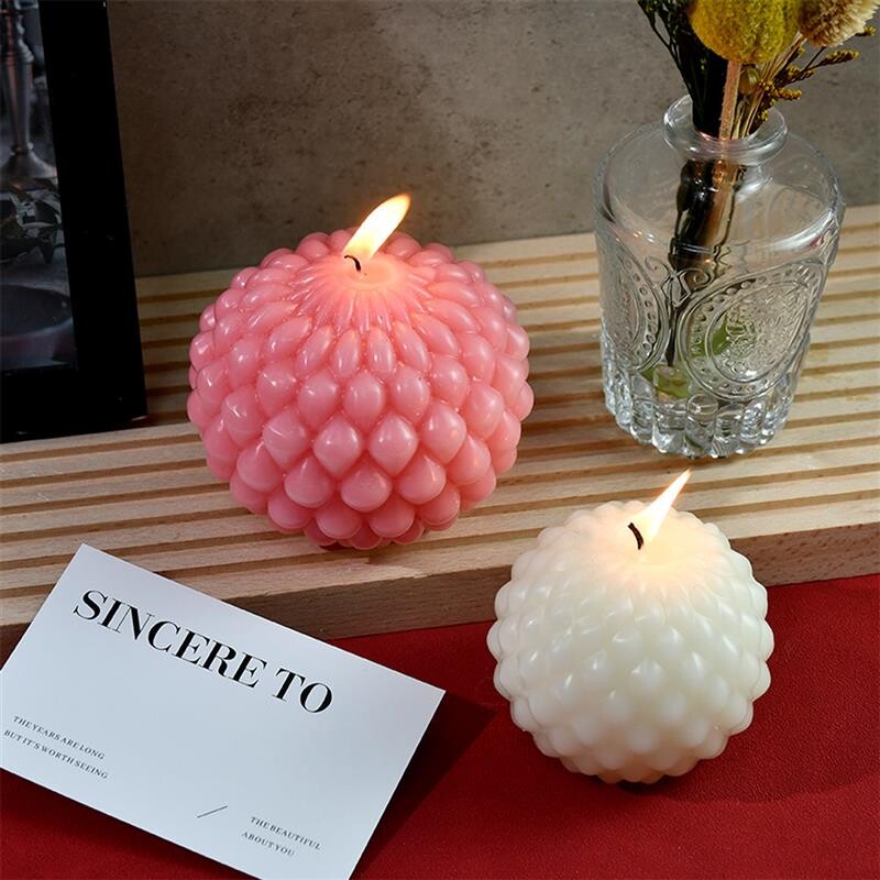 Barkácsolás minimalista vízcsepp gömb alakú gyertya szilikon forma aromaterápiás kézzel készített szappan dísz epoxi gyanta gyertya formák