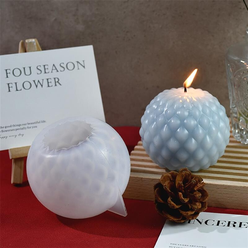 Barkácsolás minimalista vízcsepp gömb alakú gyertya szilikon forma aromaterápiás kézzel készített szappan dísz epoxi gyanta gyertya formák