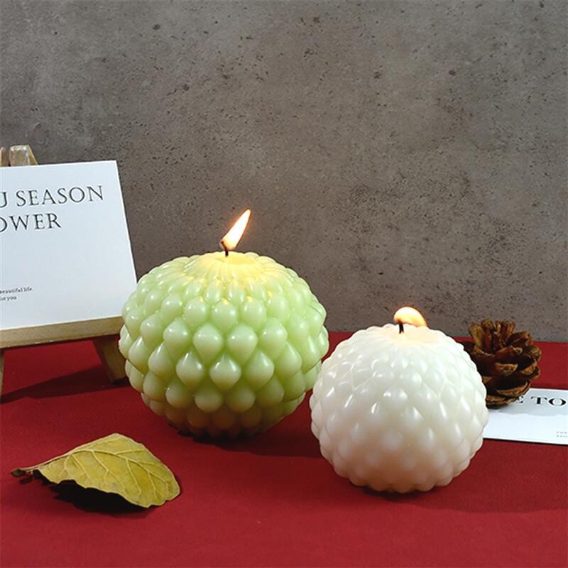 Barkácsolás minimalista vízcsepp gömb alakú gyertya szilikon forma aromaterápiás kézzel készített szappan dísz epoxi gyanta gyertya formák