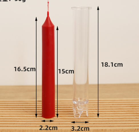 Εκκλησία Spire Κυλινδρική φόρμα κεριών DIY Γεωμετρικού σχήματος Διαφανή πλαστικά καλούπια κεριού Αρωματικό εργαλείο κατασκευής κεριών Διακόσμηση σπιτιού