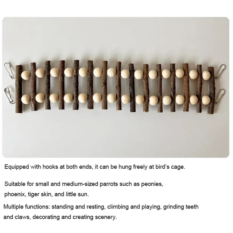 Dabīgs ābols Koks Putni Mājdzīvnieki Papagaiļi Kāpnes Kāpšanas Rotaļlieta Piekārtas Krāsainas Bumbiņas Papagaiļi Rotaļlietas Conures Papagaiļi Kaktiles