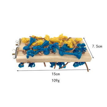 Bird Wood Platform Parrot Perch Stand Parakeet Παιδική χαρά Ράφι Κλουβί Bird Cage Αξεσουάρ για Budgies Parakeets Cockatiels